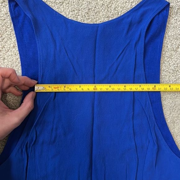 Aritzia Wilfred Free Sleeveless Sheath Mini Dress  Blue - Picture 14 of 15